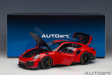 Indlæs billede til gallerivisning porsche 911 (991) GT2 weissach package, guards red 1:18
