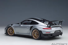Indlæs billede til gallerivisning porsche 911 (991) GT2 weissach package, gt silver 1:18