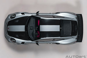 porsche 911 (991) GT2 weissach package, gt silver 1:18