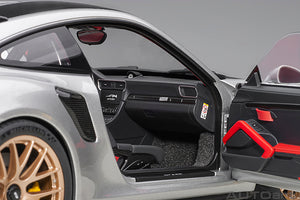 porsche 911 (991) GT2 weissach package, gt silver 1:18