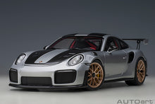 Indlæs billede til gallerivisning porsche 911 (991) GT2 weissach package, gt silver 1:18