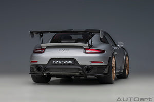 porsche 911 (991) GT2 weissach package, gt silver 1:18