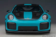 Indlæs billede til gallerivisning porsche 911 (991) GT2 weissach package, miami blue 1:18