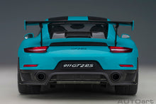 Indlæs billede til gallerivisning porsche 911 (991) GT2 weissach package, miami blue 1:18