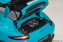 Indlæs billede til gallerivisning porsche 911 (991) GT2 weissach package, miami blue 1:18