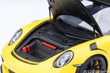 Indlæs billede til gallerivisning PORSCHE 911 991-2 GT3 RS COUPE WEISSACH PACKAGE 2017 RACING YELLOW 1:18