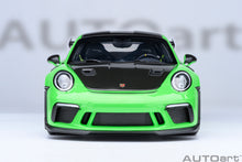 Indlæs billede til gallerivisning PORSCHE 911 991-2 GT3 RS COUPE WEISSACH PACKAGE 2017 LIZARD GREEN 1:18