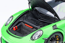 Indlæs billede til gallerivisning PORSCHE 911 991-2 GT3 RS COUPE WEISSACH PACKAGE 2017 LIZARD GREEN 1:18