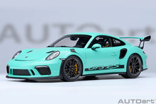 Indlæs billede til gallerivisning PORSCHE 911 991-2 GT3 RS COUPE 2017 MINT GREEN 1:18
