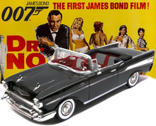 Indlæs billede til gallerivisning CHEVROLET BEL AIR SPIDER 1957 Dr.NO &quot;JAMES BOND-LICENZA DI UCCIDERE&quot;1:18
