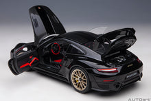 Indlæs billede til gallerivisning 1/18 Porsche 911 (991.2) GT2 Weissach Package, black 1:18