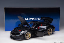 Indlæs billede til gallerivisning 1/18 Porsche 911 (991.2) GT2 Weissach Package, black 1:18