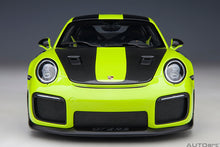 Indlæs billede til gallerivisning 1/18 Porsche 911 (991.2) GT2 Weissach Package, acid green 1:18