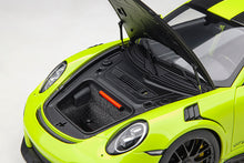 Indlæs billede til gallerivisning 1/18 Porsche 911 (991.2) GT2 Weissach Package, acid green 1:18