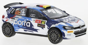 VW POLO GTI R5 #60 KREIM/CHRISTIAN RALLY YPRES 2021 hvid/blå 1:43