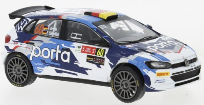 VW POLO GTI R5 #60 KREIM/CHRISTIAN RALLY YPRES 2021 hvid/blå 1:43