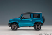 Indlæs billede til gallerivisning 1/18 Suzuki Jimny, brisk blue with black roof 1:18