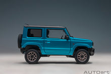 Indlæs billede til gallerivisning SUZUKI JIMNY JB64 LHD 2018 BRISK BLUE MET 1:18