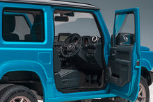 Indlæs billede til gallerivisning SUZUKI JIMNY JB64 LHD 2018 BRISK BLUE MET 1:18