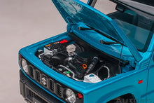 Indlæs billede til gallerivisning SUZUKI JIMNY JB64 LHD 2018 BRISK BLUE MET 1:18