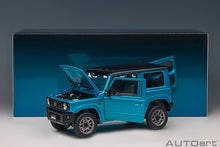 Indlæs billede til gallerivisning 1/18 Suzuki Jimny, brisk blue with black roof 1:18