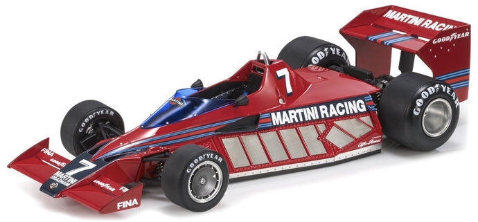 BRABHAM F1 BT46 ALFA ROMEO PROTOTYPE MARTINI RACING N 7 TEST VERSION 1977 JOHN WATSON WITH SHOWCASE RED 1:18