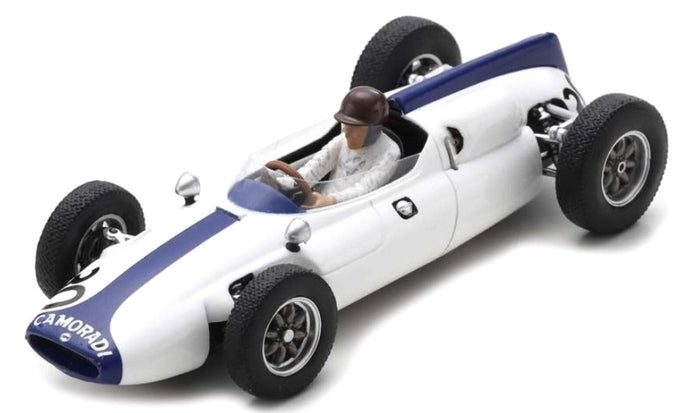 Cooper T53 #30 IAN BURGESS GERMAN GP 1961 hvid/blå 1:43