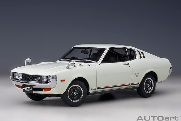 1/18 1973 Toyota Celica Liftback 2000 GT (RA25), white 1:18