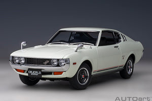 1/18 1973 Toyota Celica Liftback 2000 GT (RA25), white 1:18