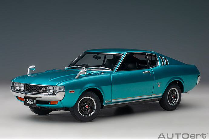 1/18 1973 Toyota Celica Liftback 2000 GT (RA25), turquoise blue metallic 1:18