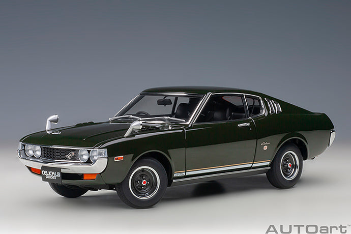 1/18 Toyota Celica Liftback 2000 GT (RA25), 1973, moss green 1:18