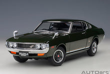 Indlæs billede til gallerivisning 1/18 Toyota Celica Liftback 2000 GT (RA25), 1973, moss green 1:18