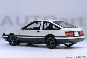 1/18 Toyota Sprinter Trueno (AE86) â€œProject Dâ€, white/black 1:18