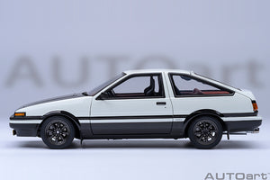 1/18 Toyota Sprinter Trueno (AE86) â€œProject Dâ€, white/black 1:18