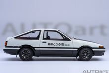 Indlæs billede til gallerivisning 1/18 Toyota Sprinter Trueno (AE86) â€œProject Dâ€, white/black 1:18