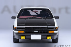 1/18 Toyota Sprinter Trueno (AE86) â€œProject Dâ€, white/black 1:18