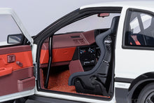 Indlæs billede til gallerivisning TOYOTA SPRINTER TRUENO (AE86) INITIAL D PROJECT D FINAL VERSION 30th AANIVERSARY 1980 WHITE BLACK 1:18