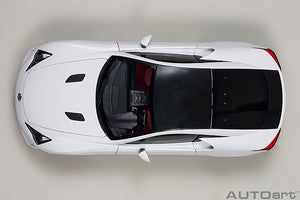 LEXUS LFA COUPE 2012 WHITEST WHITE CARBON 1:18