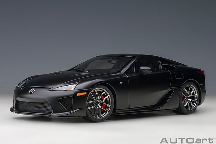 LEXUS LFA COUPE 2012 MATT BLACK 1:18