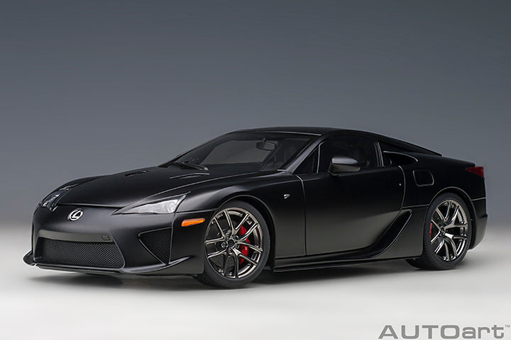 LEXUS LFA COUPE 2012 MATT BLACK 1:18