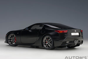 LEXUS LFA COUPE 2012 MATT BLACK 1:18