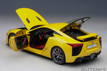 Indlæs billede til gallerivisning 1/18 Lexus LFA, yellow 1:18