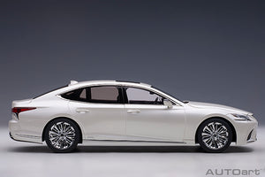 LEXUS LS500h 2018 WHITE PEARL MET 1:18