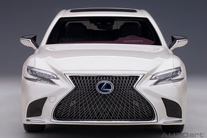 LEXUS LS500h 2018 WHITE PEARL MET 1:18