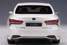 Indlæs billede til gallerivisning LEXUS LS500h 2018 WHITE PEARL MET 1:18