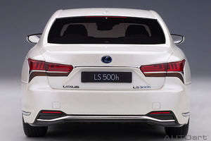 LEXUS LS500h 2018 WHITE PEARL MET 1:18