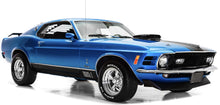 Indlæs billede til gallerivisning FORD MUSTANG MACH 1 1970 BLUE 1:18