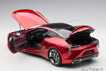 Indlæs billede til gallerivisning Lexus LC500, red/dark rose interior  1:18