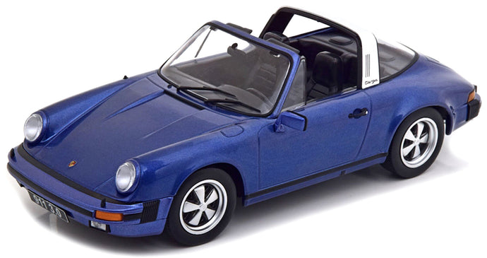 Porsche 911 CARRERA 3.0 TARGA 1977 blå metallic 1:18