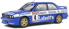 Indlæs billede til gallerivisning BMW 3-SERIES M3 E30 TEAM LABATT&#39;S N 4 SEASON BTCC 1991 T.HARVEY BLUE WHITE 1:18